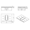 Opera Fonda Pro 900 DFP83B141 | 90 cm inductiekookplaat met afzuiging, 4 zones
