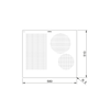 Opera IFU058A0 | Fusion 580 - Serie Inductiekookplaat – 58 cm, 4 Kookzones