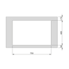 Opera IFU078A1 | Fusion 780 - Inductiekookplaat – 78 cm, 4 Kookzones, RVS Frame