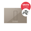 Opera Prima Gold | 78 cm - inductiekookplaat met afzuiging - Parel Beige