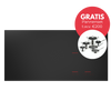 Opera Materia X4 | Inductiewerkblad met 4 zones – Glaskeramiek, Bridge-functie & Touch Slider