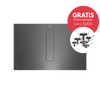 Wave Peyto 4114 Smoked Silver 800 | Inductiekookplaat met geïntegreerde afzuiging – 60 cm, 700 m³/h