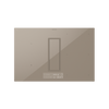 Opera Prima Gold | 78 cm - inductiekookplaat met afzuiging - Parel Beige