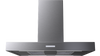 Opera Stratos 900 | 90 cm Eilandkap – Zwart glas/RVS, 1000 m³/h & LED-verlichting